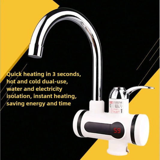 Excellent Bathroom Quick Heating Faucet Electric Heating Faucet Instant Three-second Heating Kitchen Faucet Hot and Cold Models
