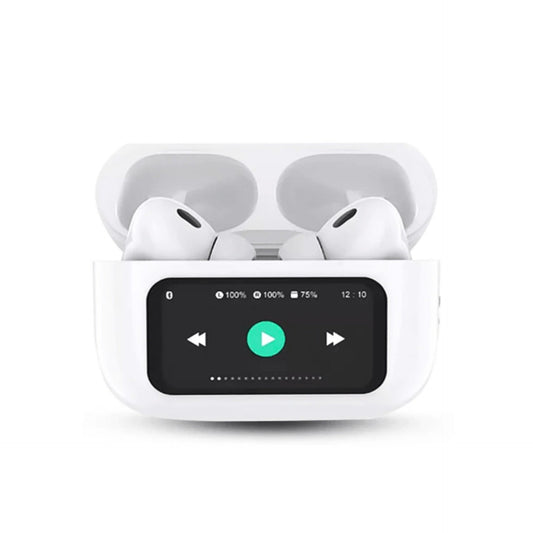 AIRPODS A9 PRO Touch Screen ANC/ENC Noise Reduction, Touch Control Wireless Headset TWS Noise Cancelling Earbud