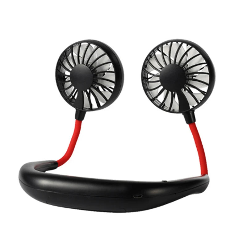 Neck Fan Portable Face USB Hands-Free Mini Wearable Sports Handheld Cooling Small New Fans