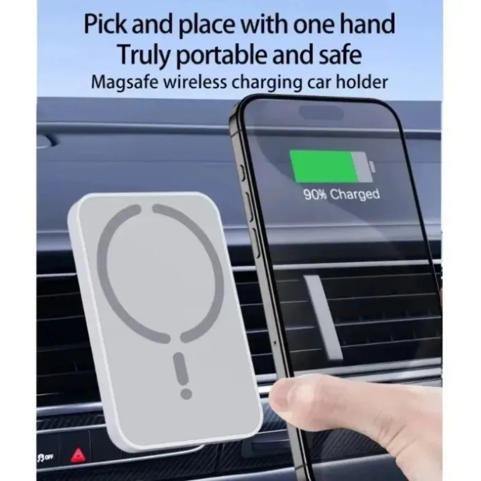 Magnetic Car Wireless Charger Air Vent GPS Phone Holder Stand Fast Charging