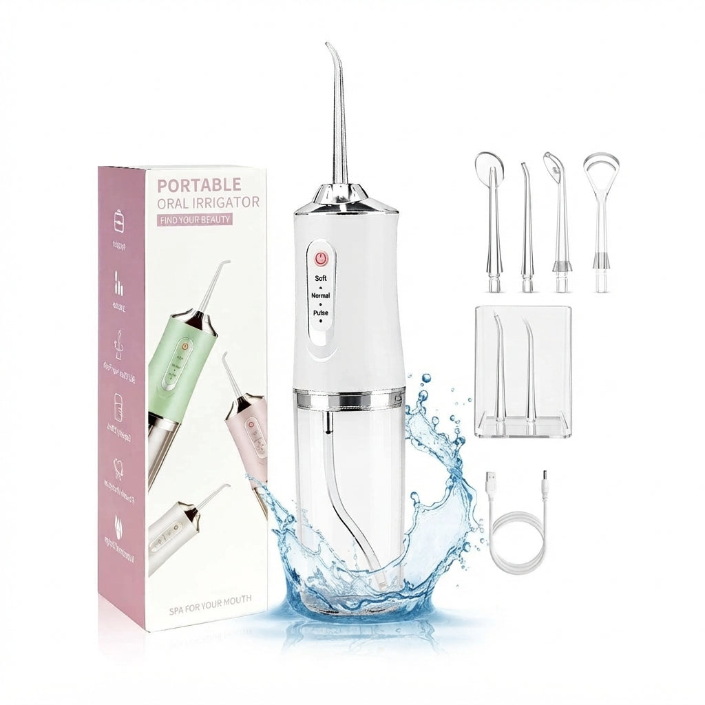 Portable Oral Irrigator Dental Water Flosser Mouth Spa, KRD-1948