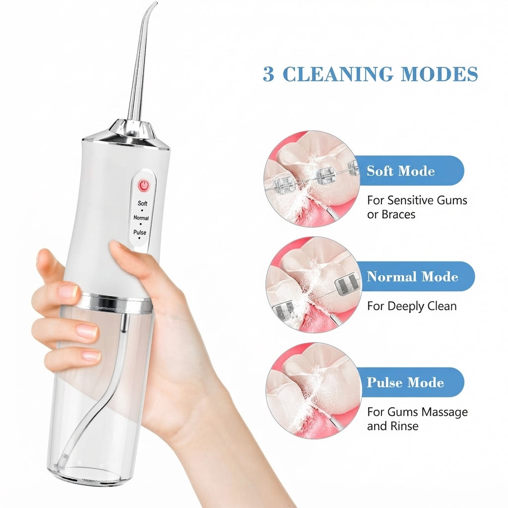 Portable Oral Irrigator Dental Water Flosser Mouth Spa, KRD-1948