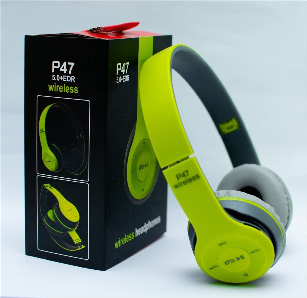 P47 Wireless headphones with Microphone Bluetooth Foldable Headset