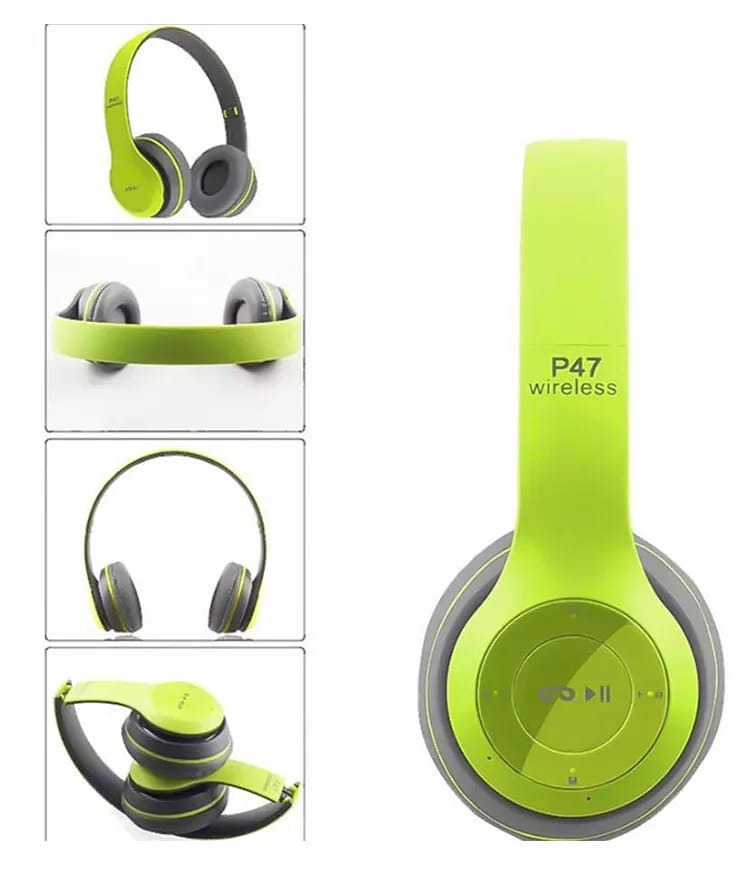 P47 Wireless headphones with Microphone Bluetooth Foldable Headset