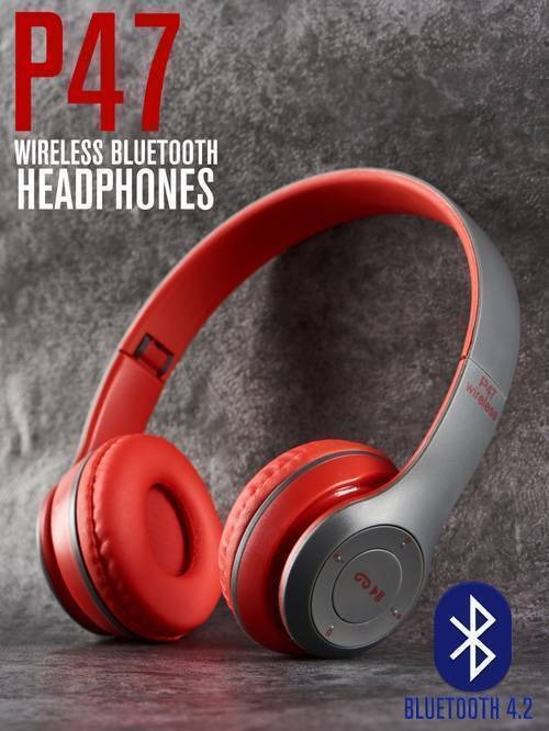 P47 Wireless headphones with Microphone Bluetooth Foldable Headset