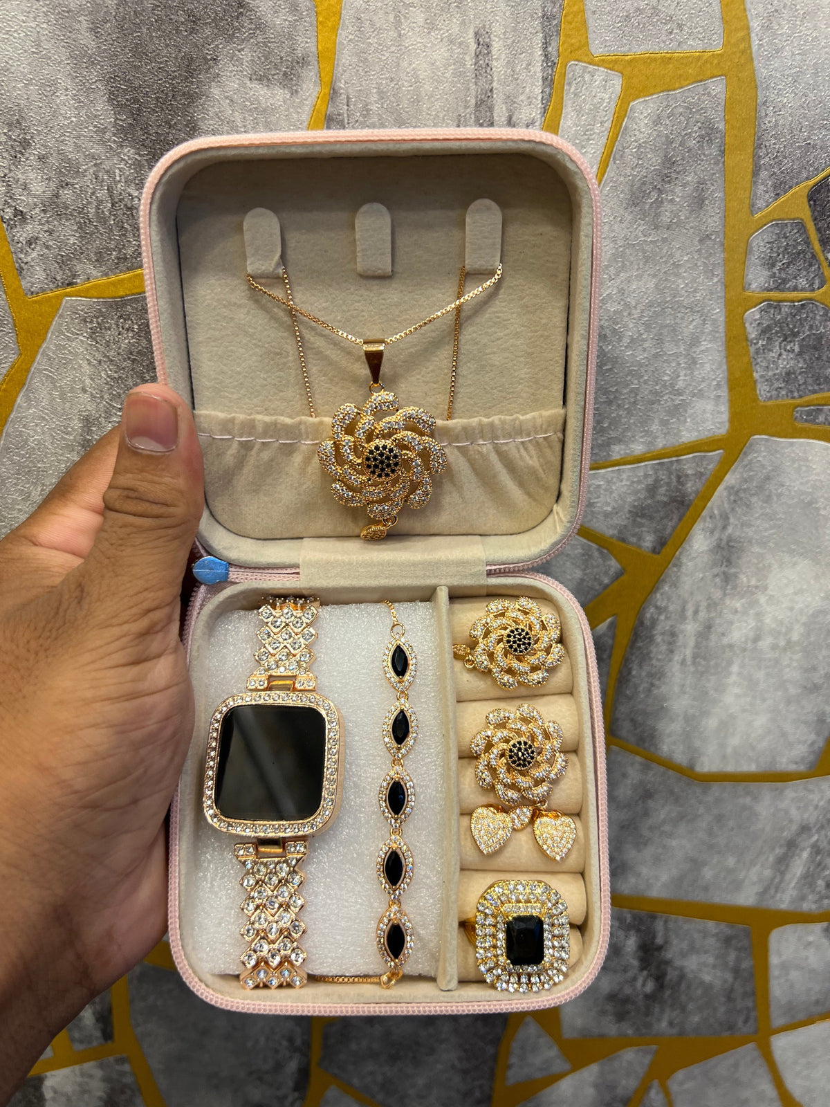 Watch Combo with Bracelet, Chain Locket, Ring and Tops